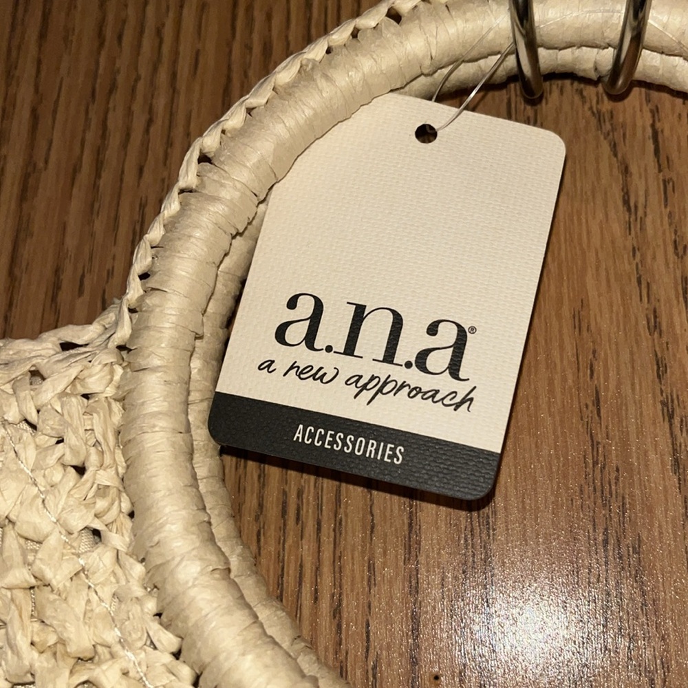 a.n.a Cream Woven Tote Bag - Picture 3 of 3